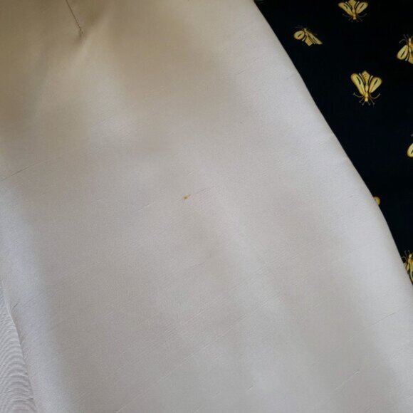 Vintage Newport News 100% Silk Off white 2 pc. Pantsuit - Picture 6 of 10